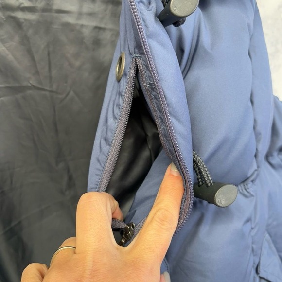 Prana Women's Evelina Hooded Down Puffer Quilted Zip & Toggle Blue‎ Vest Size XL - Picture 10 of 10